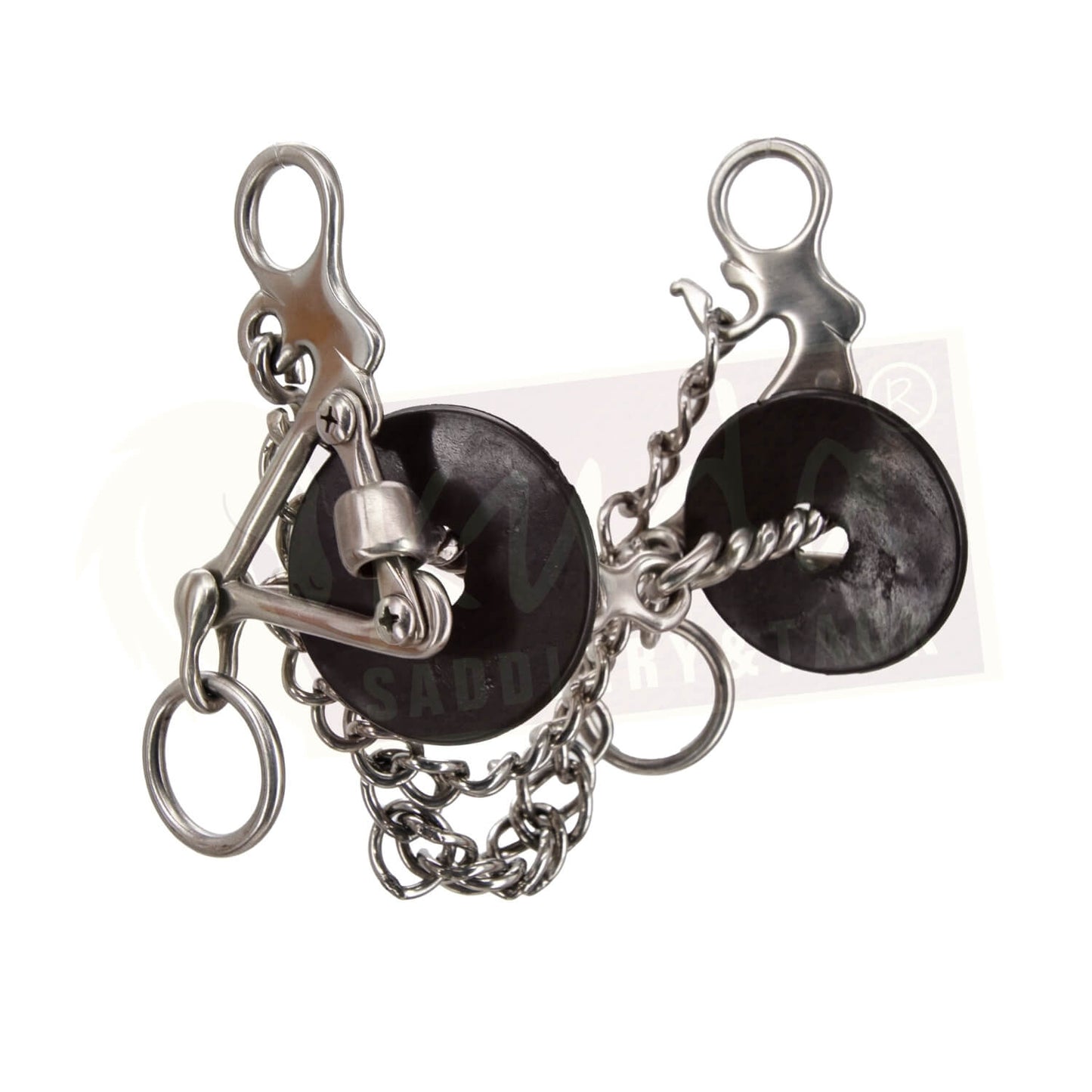 Triangle Shank with interchangeable Twisted Double-Jointed Mouthpiece and French Link