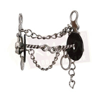 Triangle Shank with interchangeable Twisted Double-Jointed Mouthpiece and French Link
