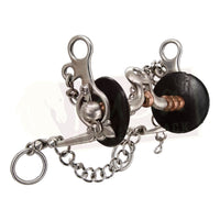 Semi Triangle Bit with Interchangeable Mouthpiece, Spoon and Rollers