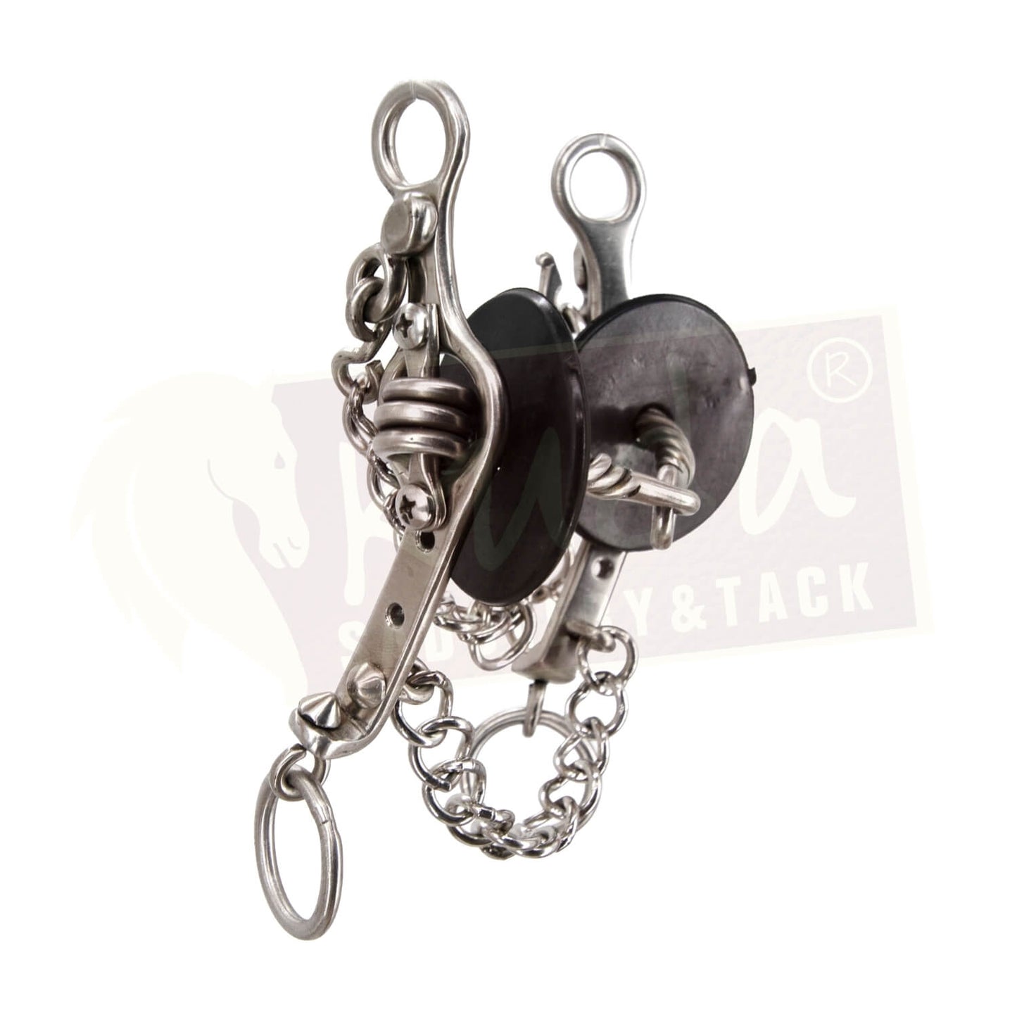 Small Shank Bit with Interchangeable Twisted Wire Single-Snaffle Mouthpiece