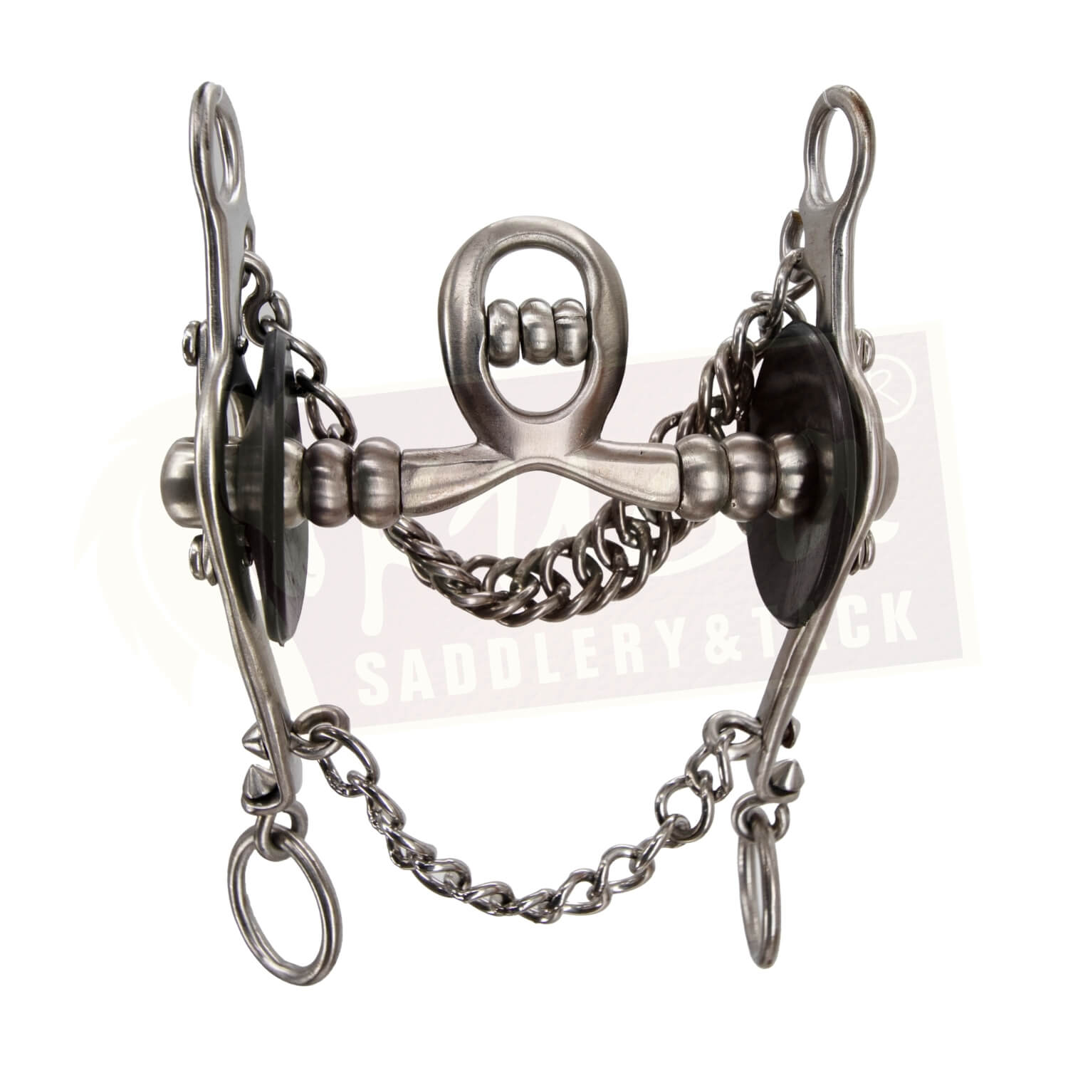 Fish Head Bit Fish Shank Bit with Interchangeable Mouthpiece, Spoon and S.S. Rollers ...