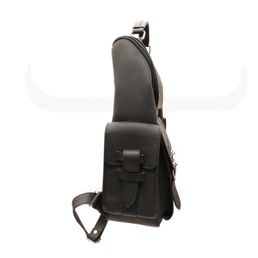 THE BLAKE SMALL - Cuero marrón flor de primera calidad