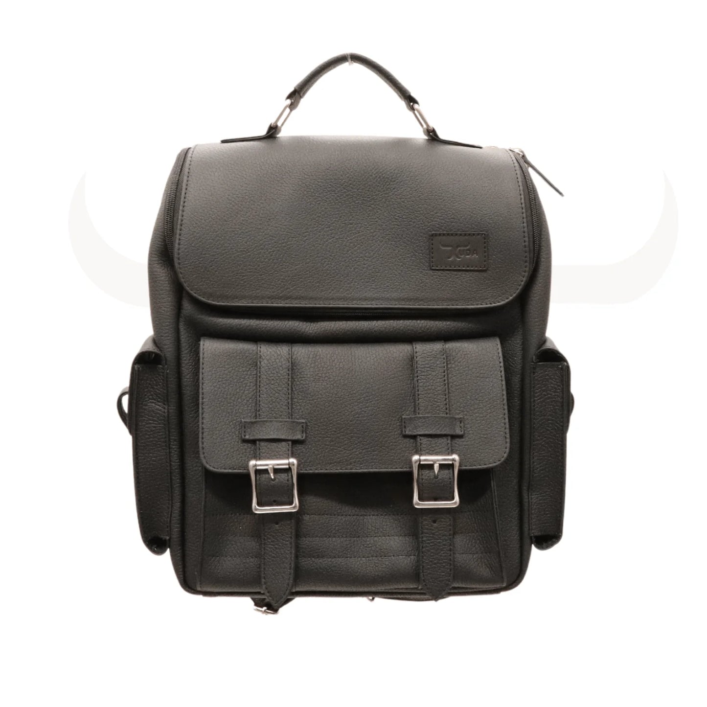 THE BLAKE SMALL - Cuero marrón flor de primera calidad