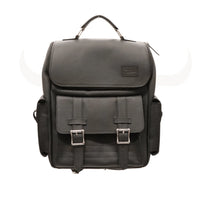 THE BLAKE SMALL - Cuero marrón flor de primera calidad