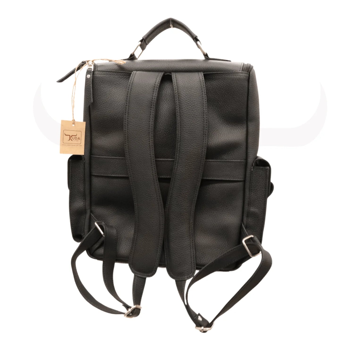 THE BLAKE SMALL - Cuero marrón flor de primera calidad