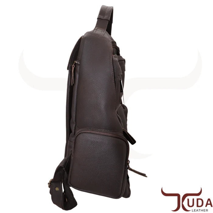 THE BLAKE - Cuero marrón flor de primera calidad