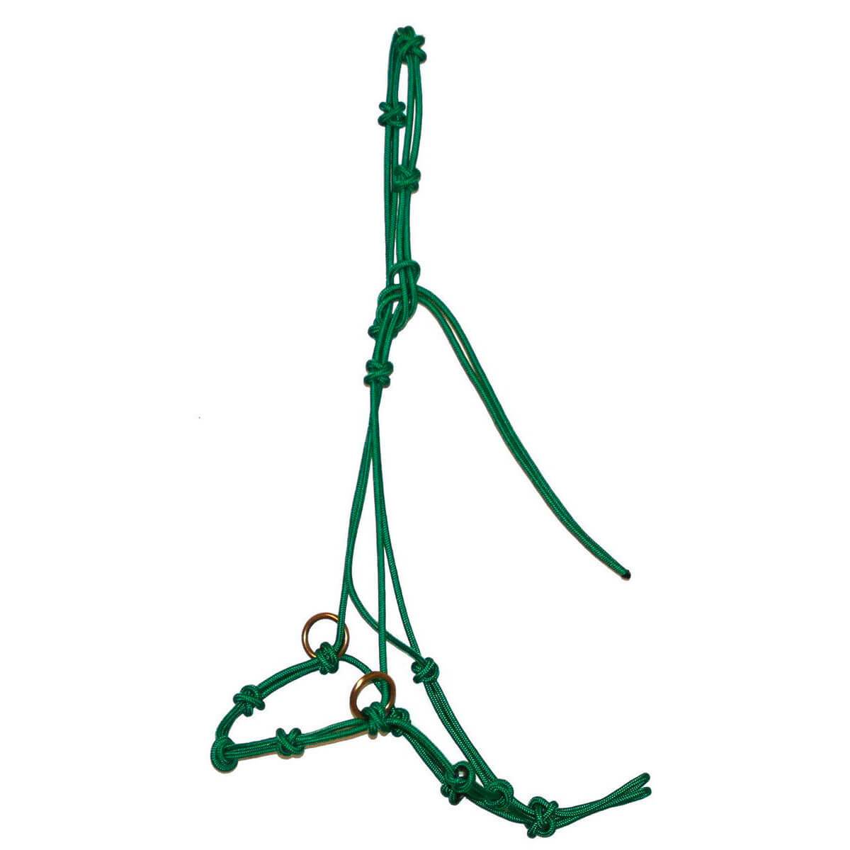 Halter - 5 Nose Knots, 4 Chin Knots, 5 Poll Knots and 2 Rings