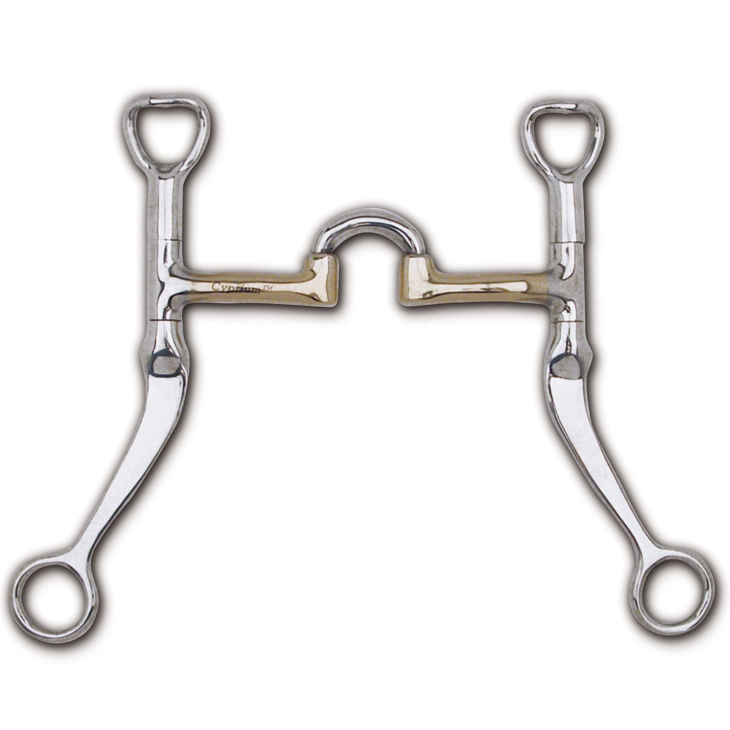 Myler Flat Shank with Cyprium Correctional Low Port MB 27LP, Size 5"