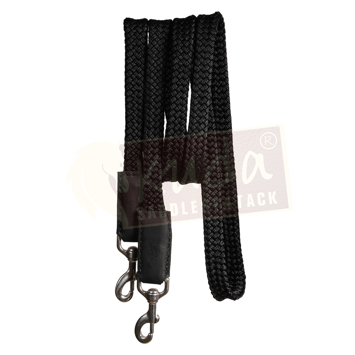 Flat Nylon Reins with S.S Snaps - 3/4"