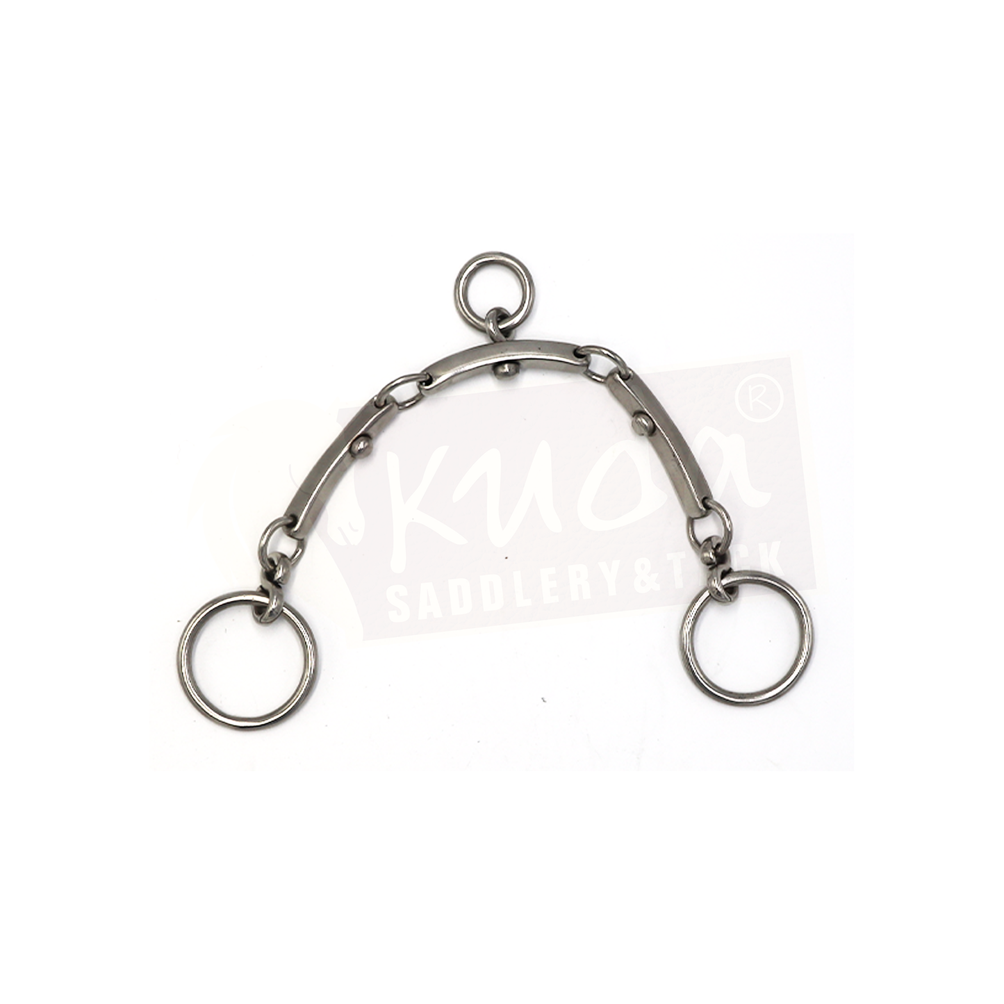 Metal Noseband - S.S. 3-piece with 1 Ring