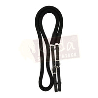 Nylon Reins with Leather Ends - 3/4" (Assorted Colors)