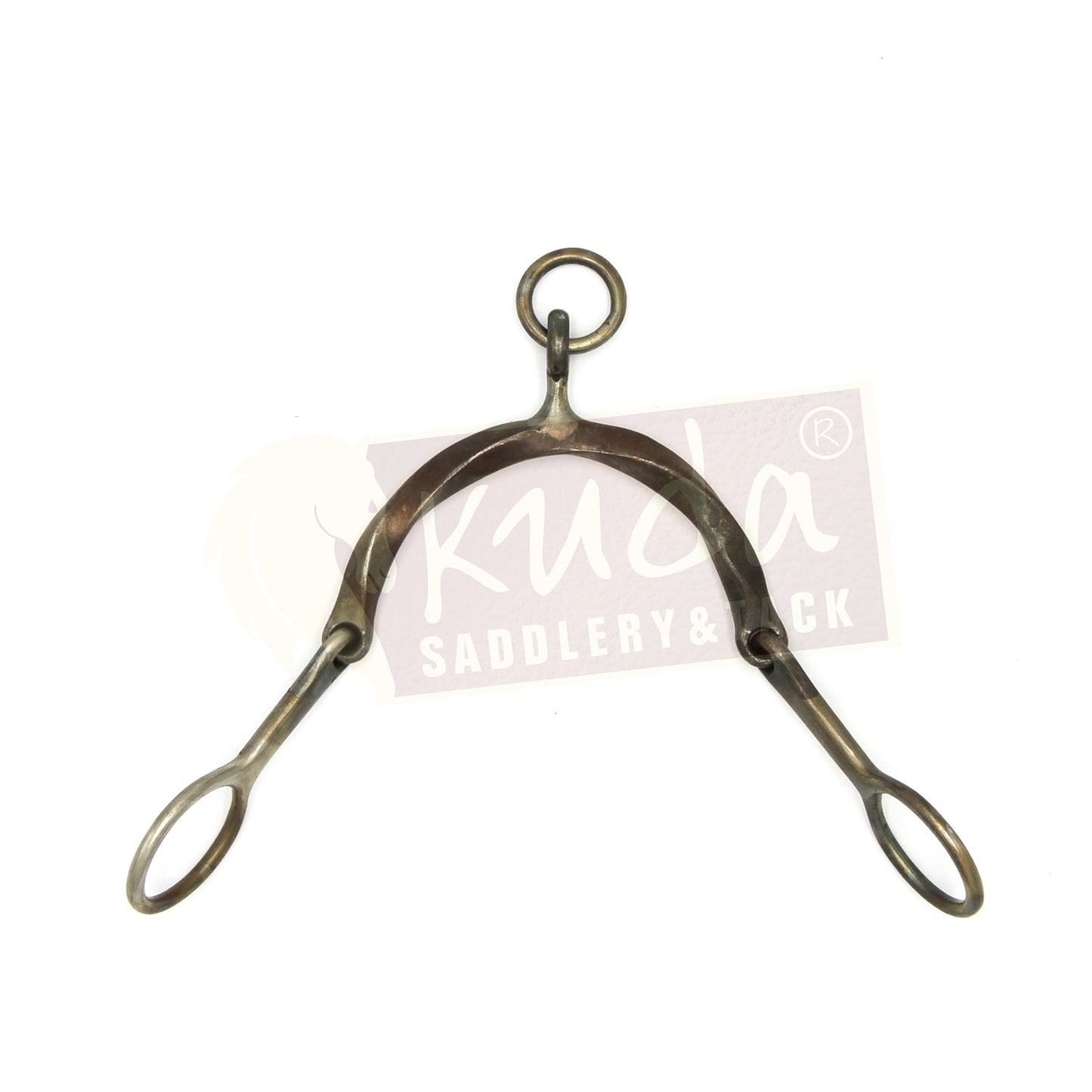 Metal Noseband - Black Steel Twisted with 1 Ring