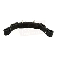 Leather Curb - Braided with 3 Knobs