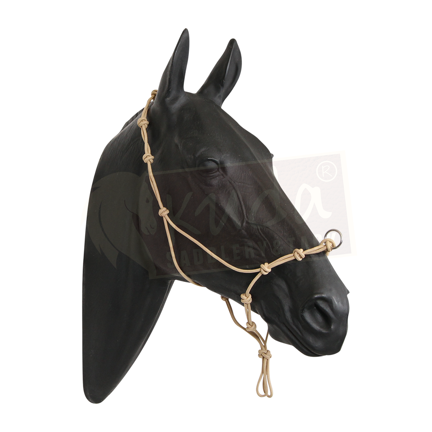 Halter - 5 Nose Knots, 4 Chin Knots, 5 Poll Knots and 1 Ring