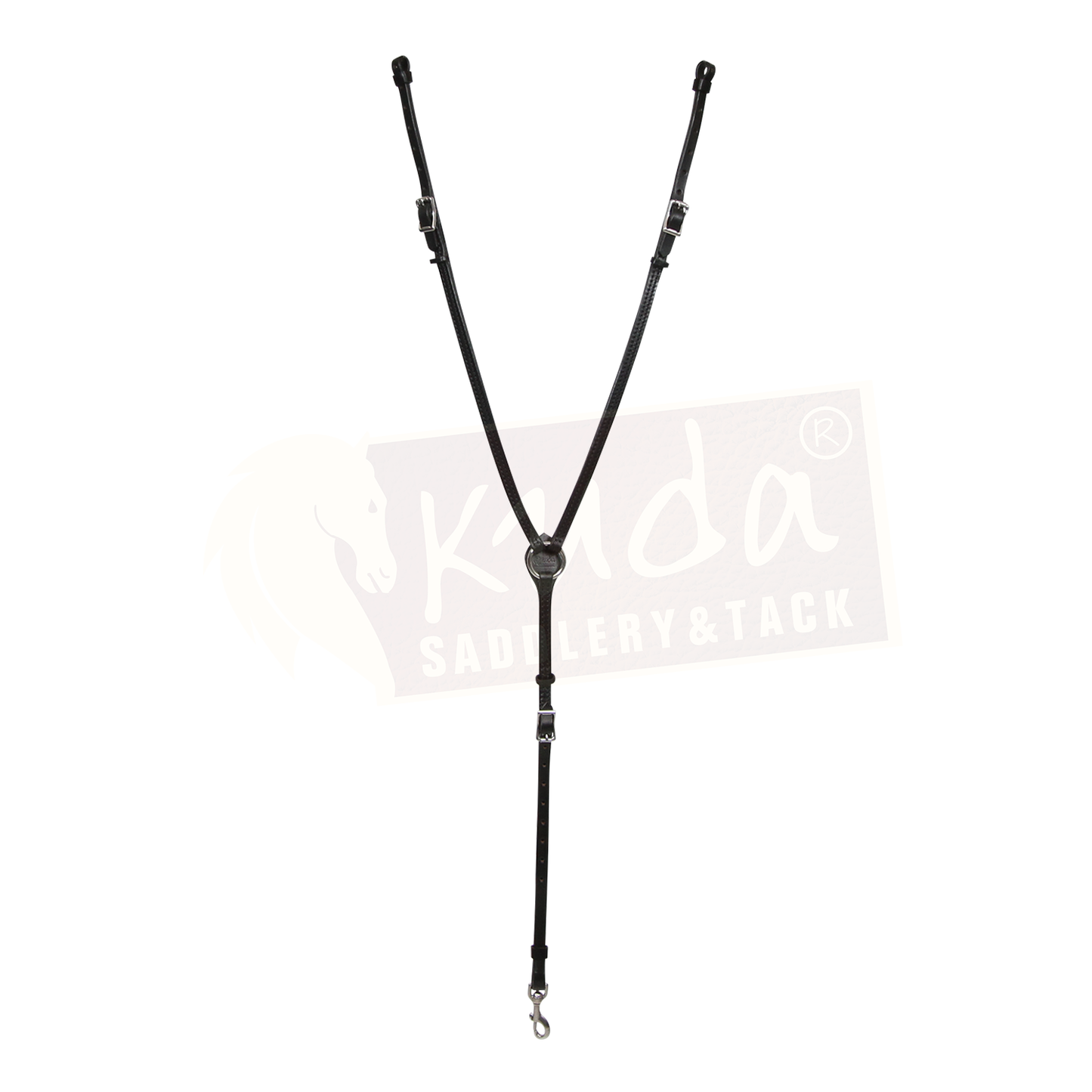 Leather Breast Collar - 5/8" - Black