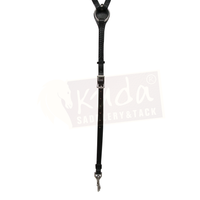 Leather Breast Collar - 5/8" - Black