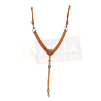 Leather Breast Collar - 1 1/2" - Brown