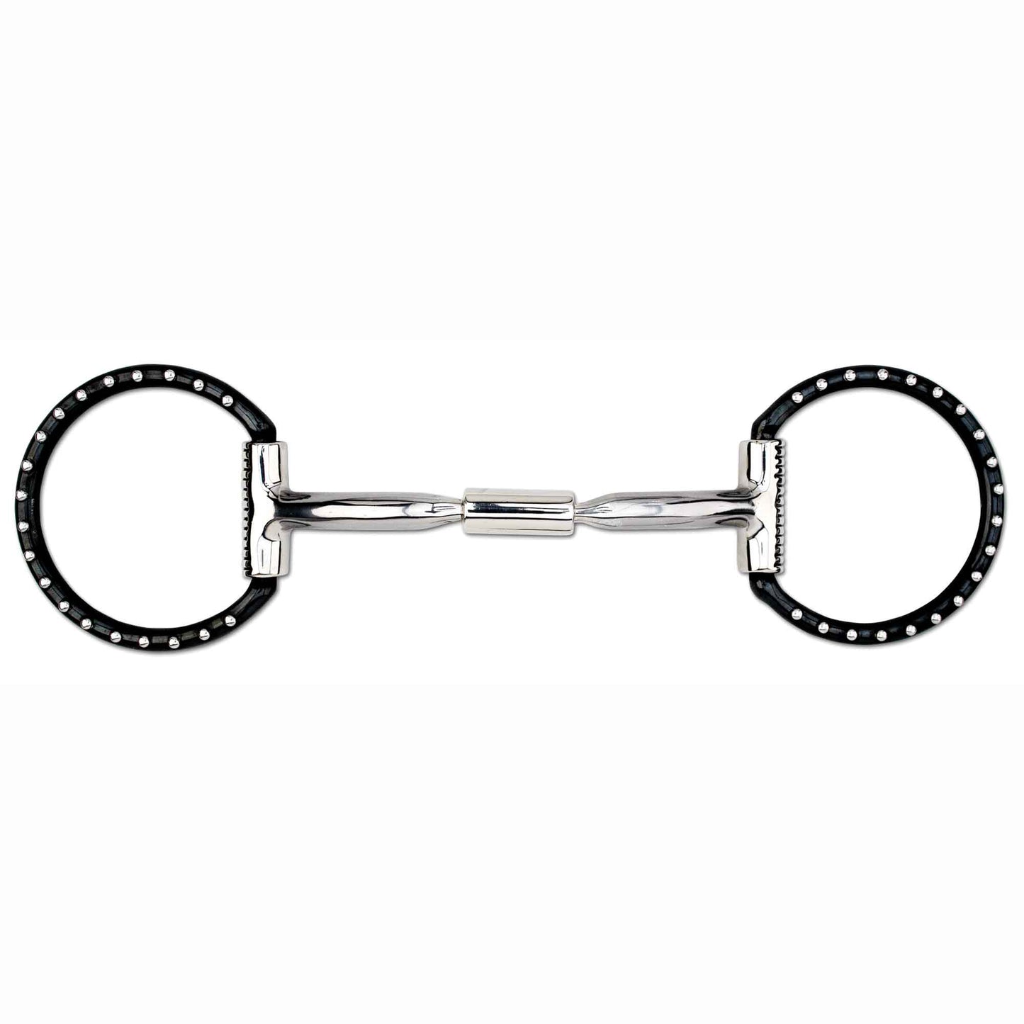 MYLER BLACK WESTERN DEE WITH DOTS, MB02, SIZE 5"